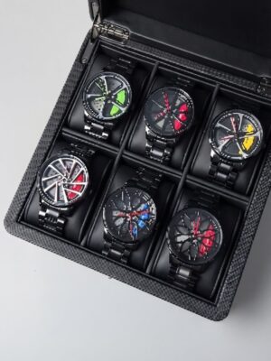 Sports Car Rim Dial Men's Quartz Watch