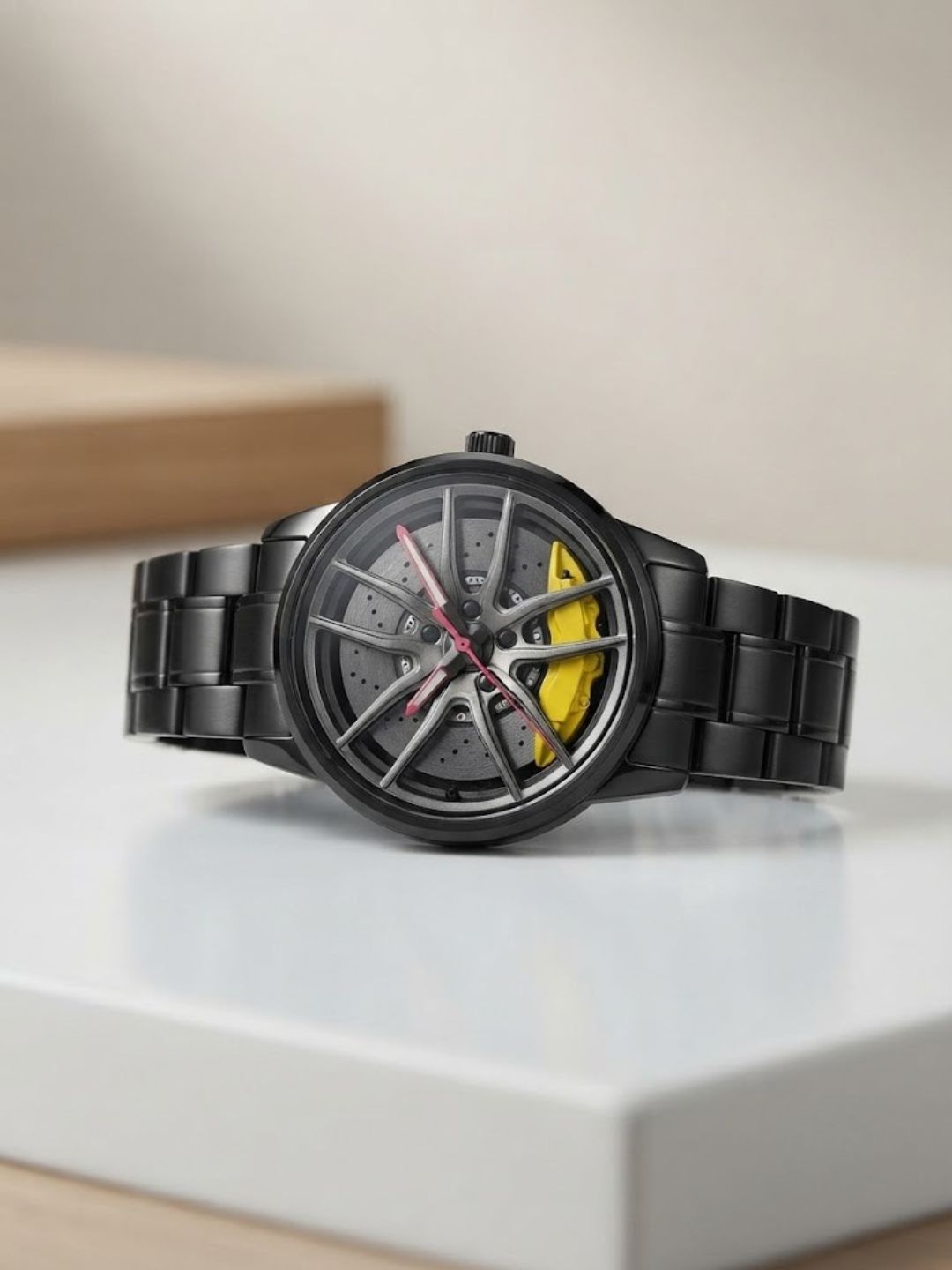 Sports Car Rim Dial Men's Quartz Watch - Image 2