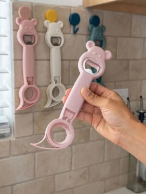 Cute Bear Multi-Functional 4-in-1 Bottle & Jar Opener